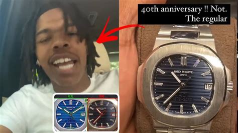 lil baby fake watch post